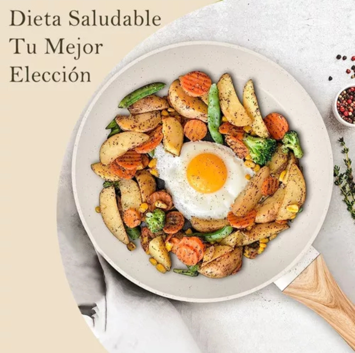 Batería de Cocina 10 pz Vanow Sophia