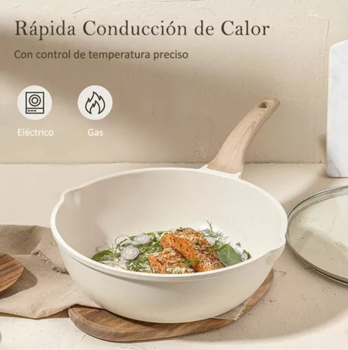 Batería de Cocina 10 pz Vanow Sophia