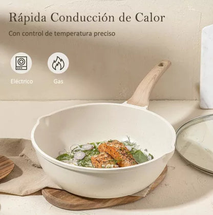 Batería de Cocina 10 pz Vanow Sophia
