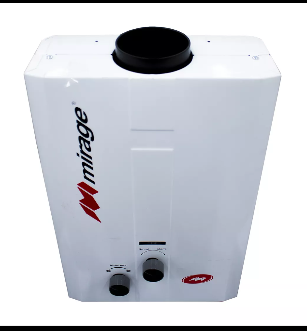 Boiler De Paso Mirage Flux 6 Litros Por Minuto