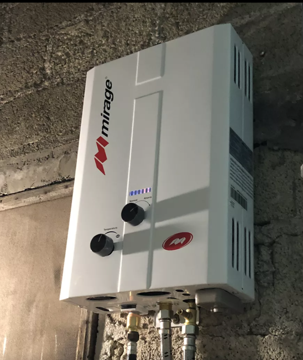 Boiler De Paso Mirage Flux 6 Litros Por Minuto