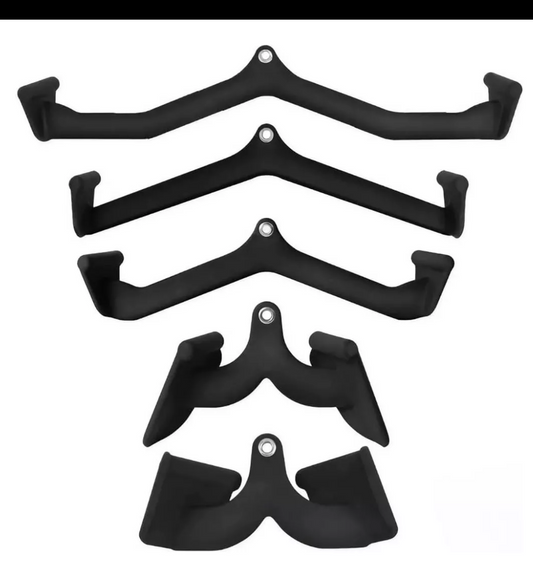 Kit de 5 agarres para trabajar espalda en poleas