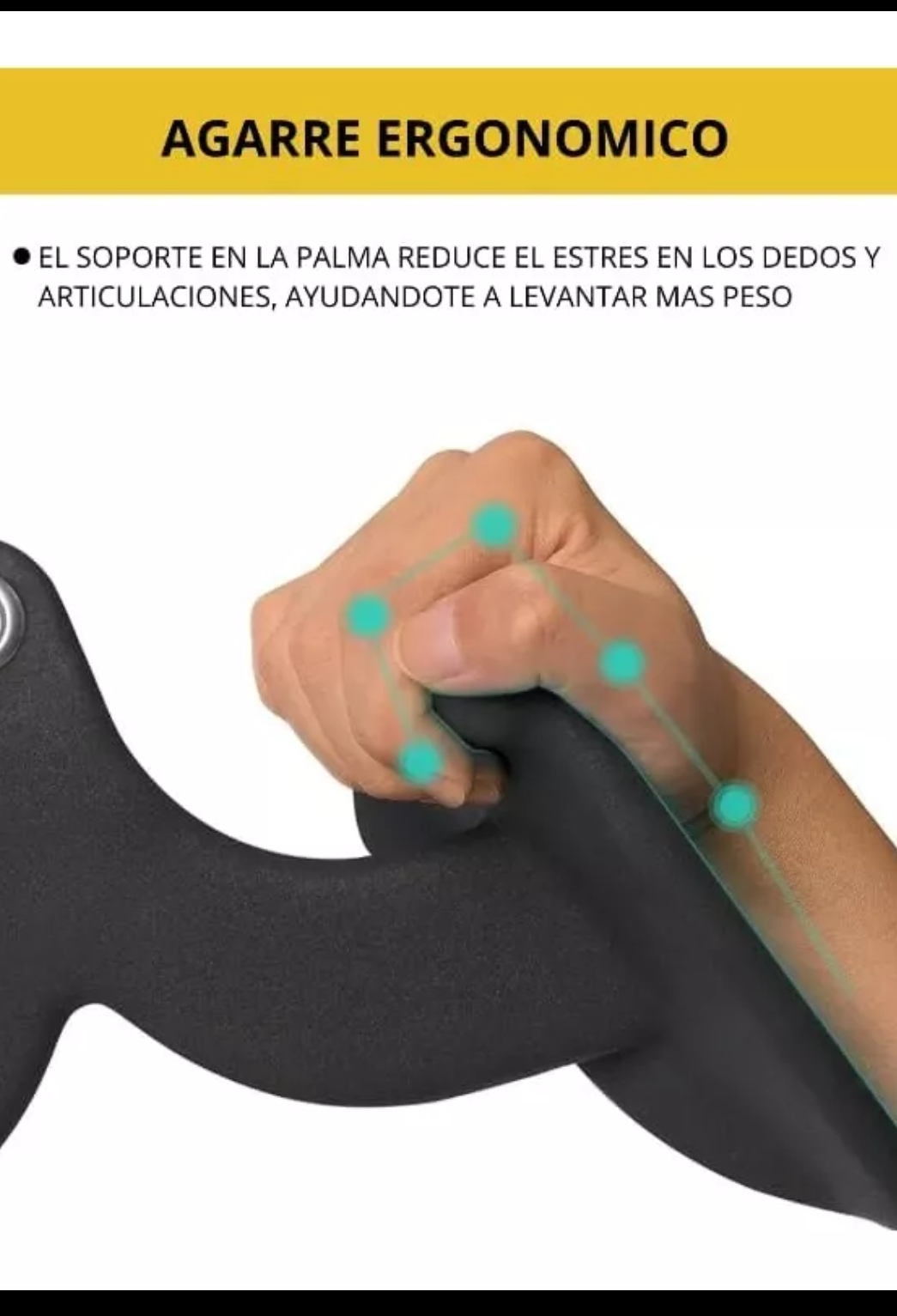 Kit de 5 agarres para trabajar espalda en poleas