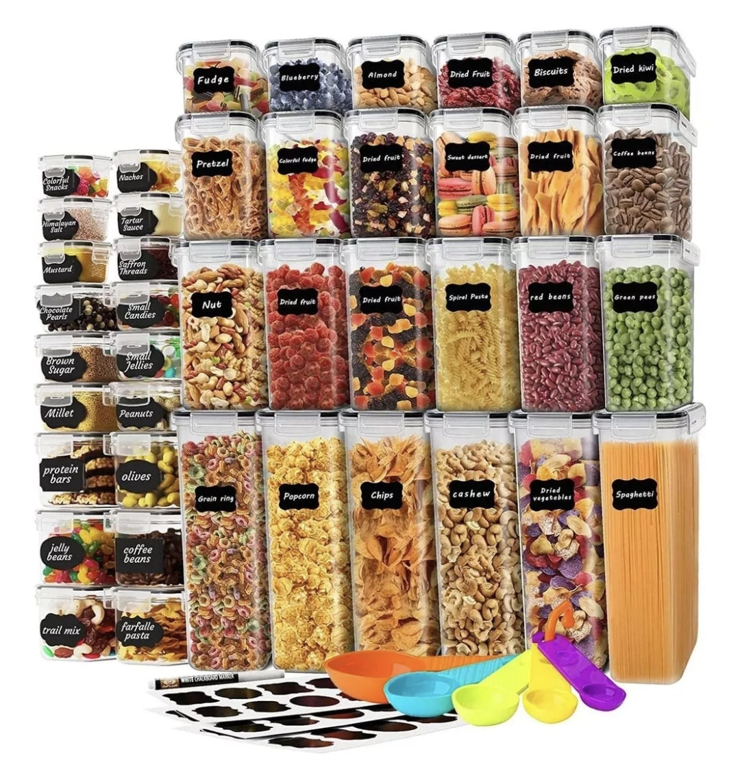 42 recipientes herméticos