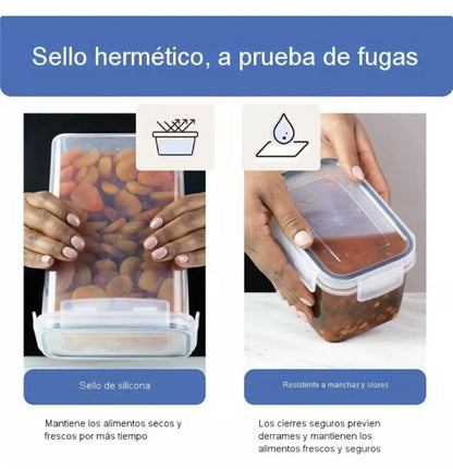 42 recipientes herméticos