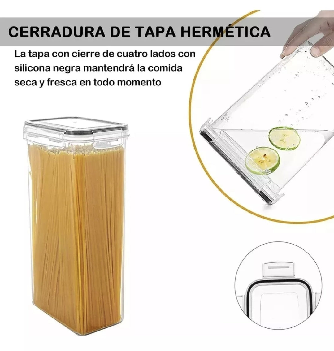 42 recipientes herméticos