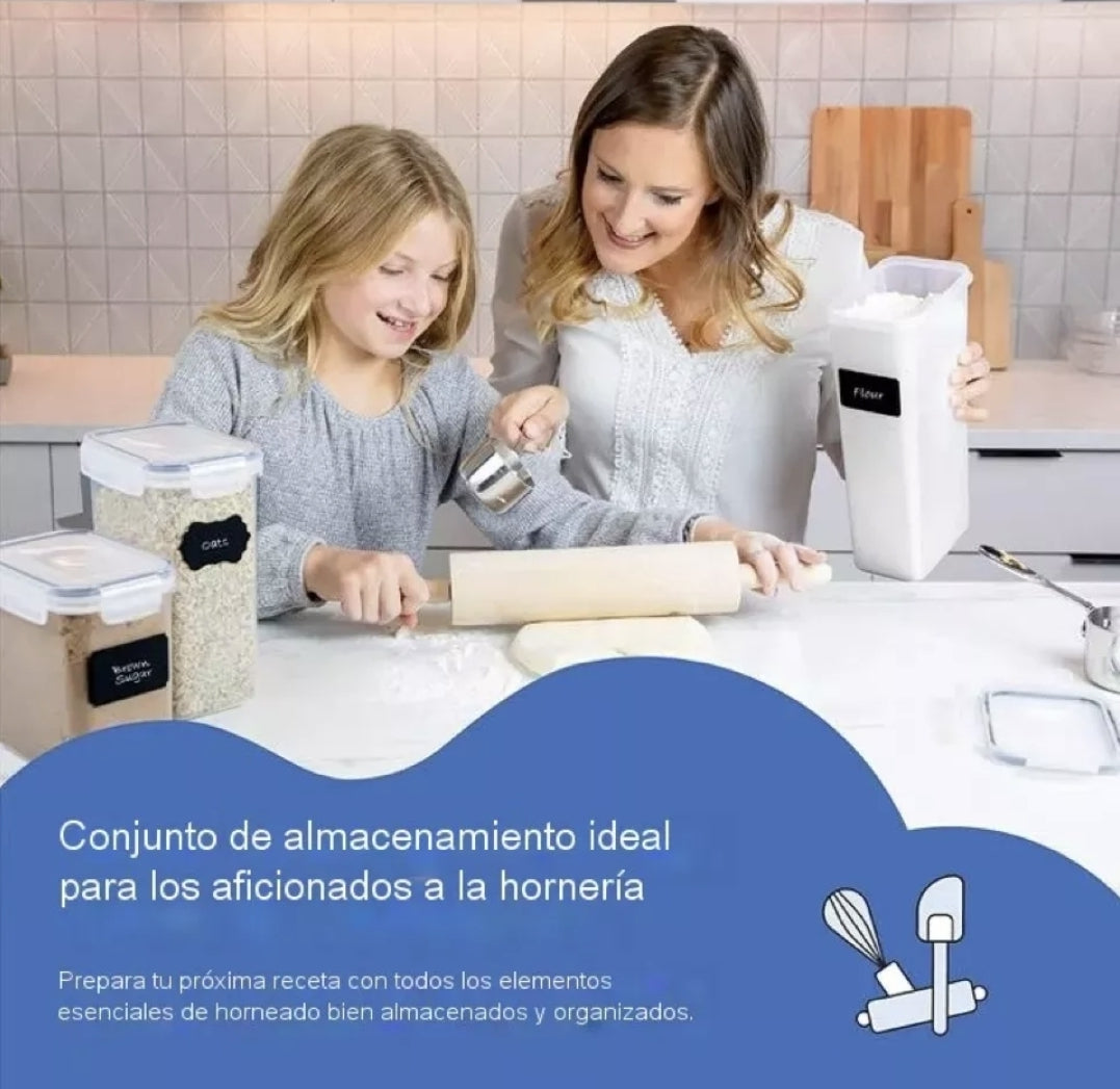 42 recipientes herméticos