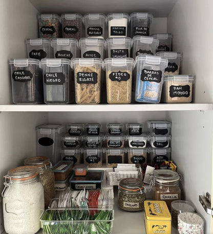 42 recipientes herméticos