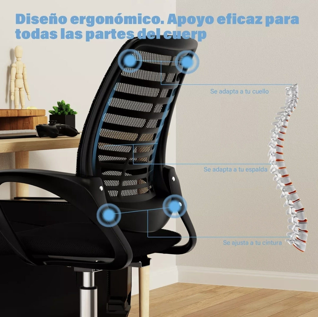 Silla giratoria ergonómica