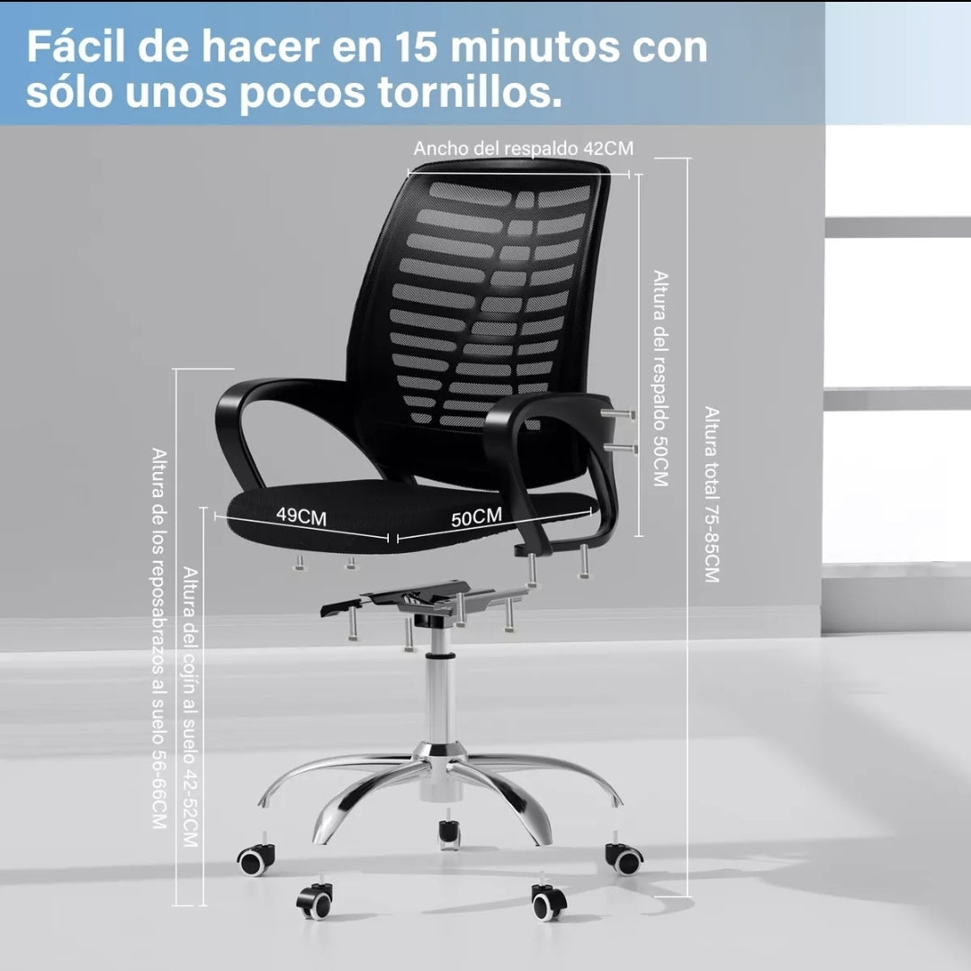 Silla giratoria ergonómica