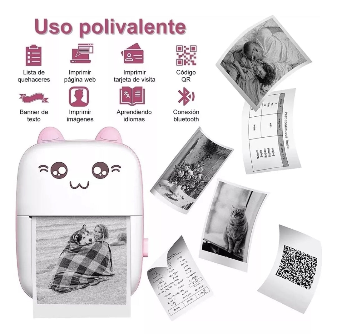 Impresora portátil mini