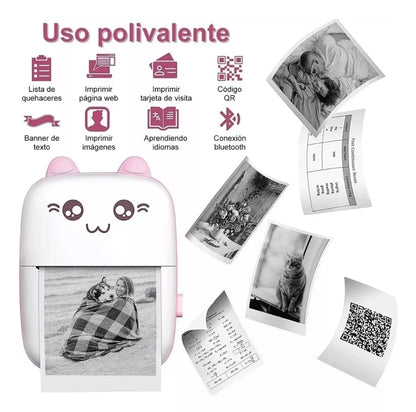 Impresora portátil mini