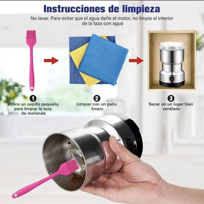 Molino Pulverizador Eléctrico Granos Cafe Hierbas Especias