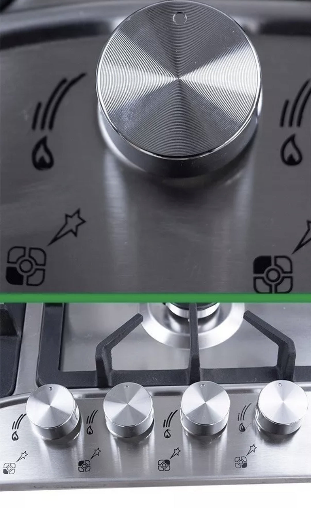 Parrilla empotrable 4 quemadores GUTSTARK