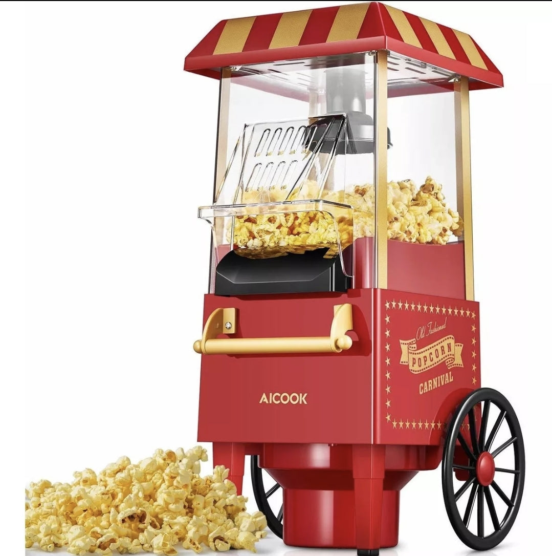 Maquina de palomitas Aicok Retro
