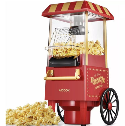 Maquina de palomitas Aicok Retro