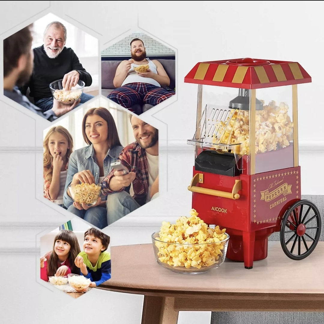Maquina de palomitas Aicok Retro