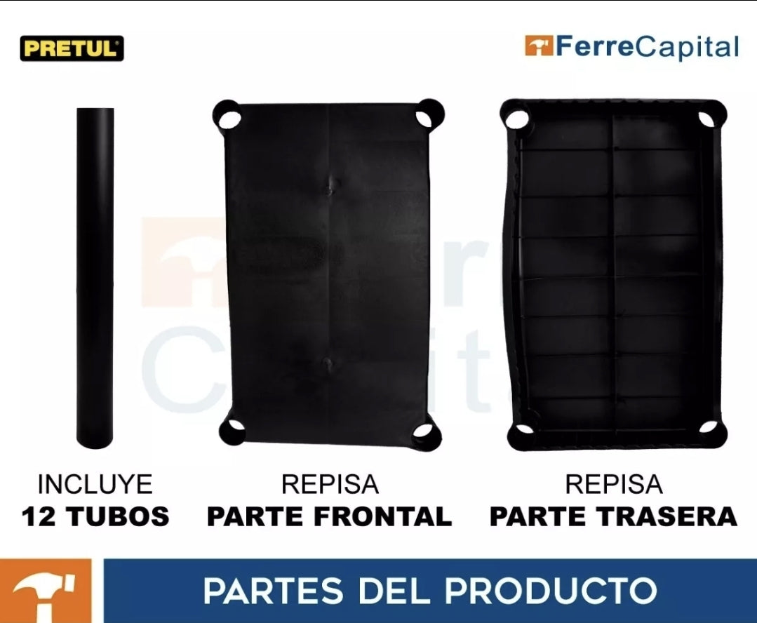 Estante Plástico de 4 repisas