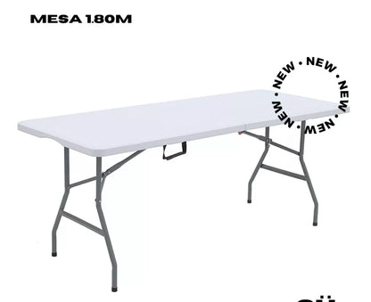 Mesa Plegable Portafolio 180cm  Resistente