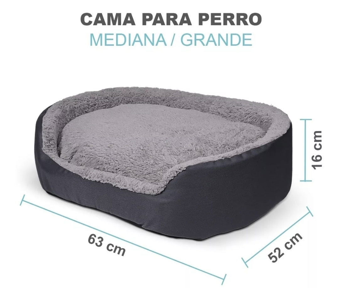 Cama doble vista para perro mediano / grande