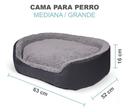 Cama doble vista para perro mediano / grande