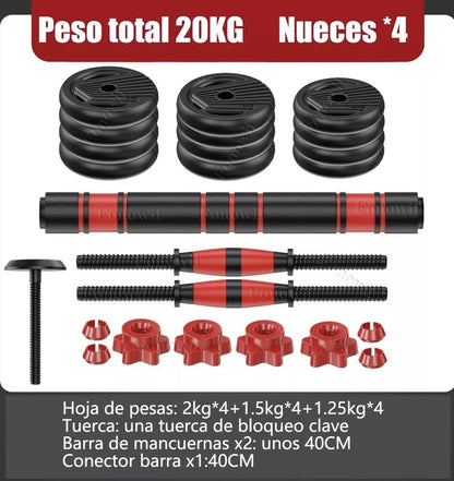 Kit ajustable de Ejercicio 20kg