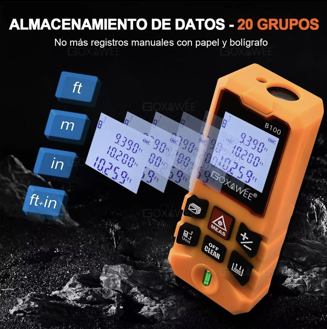 Medidor láser de distancia Telémetro