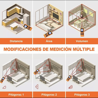 Medidor láser de distancia Telémetro