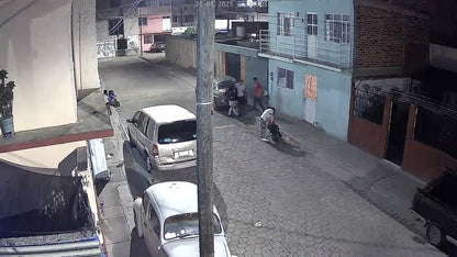 Cámara de seguridad para exteriores WiFi HD 1080p con alarma