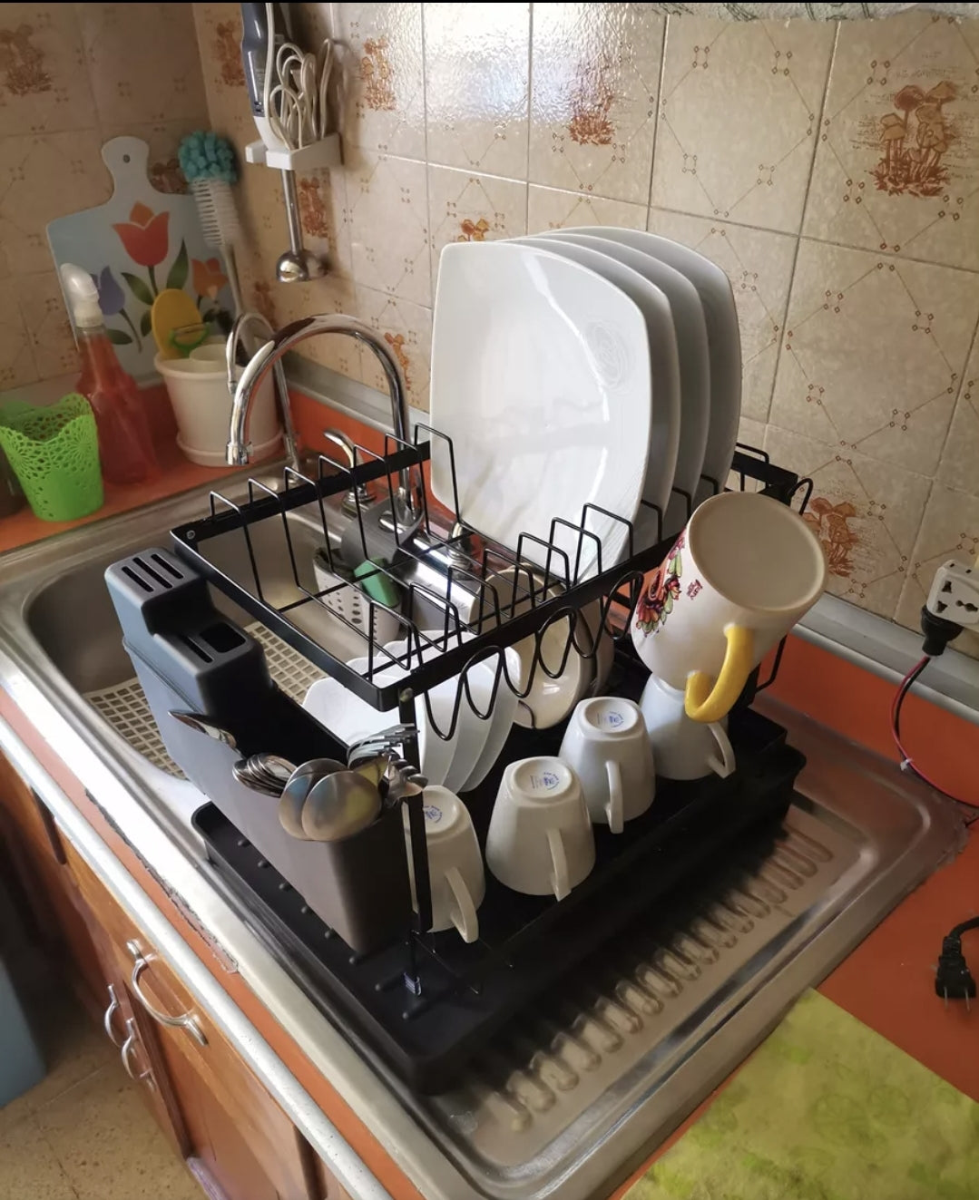 Escurridor de trastes 2 niveles