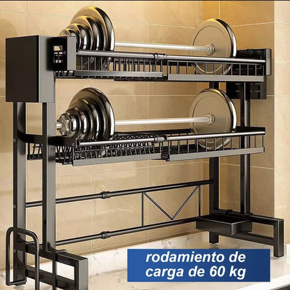 Escurridor 2 niveles ajustable 65 a 100cm