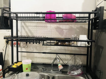 Escurridor 2 niveles ajustable 65 a 100cm