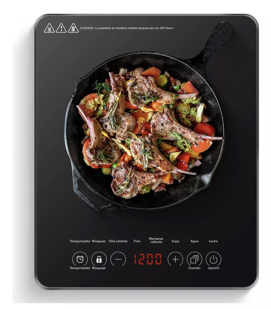 Parrilla de inducción eléctrica 1 quemador 1200w