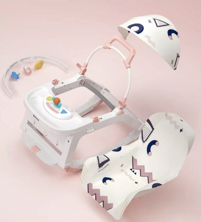 Silla mecedora para bebé Rosa