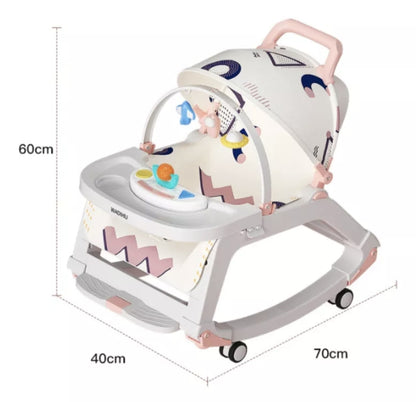 Silla mecedora para bebé Rosa