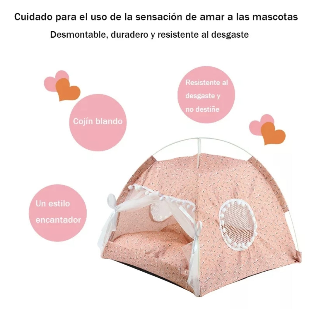 Tienda plegable con cojín