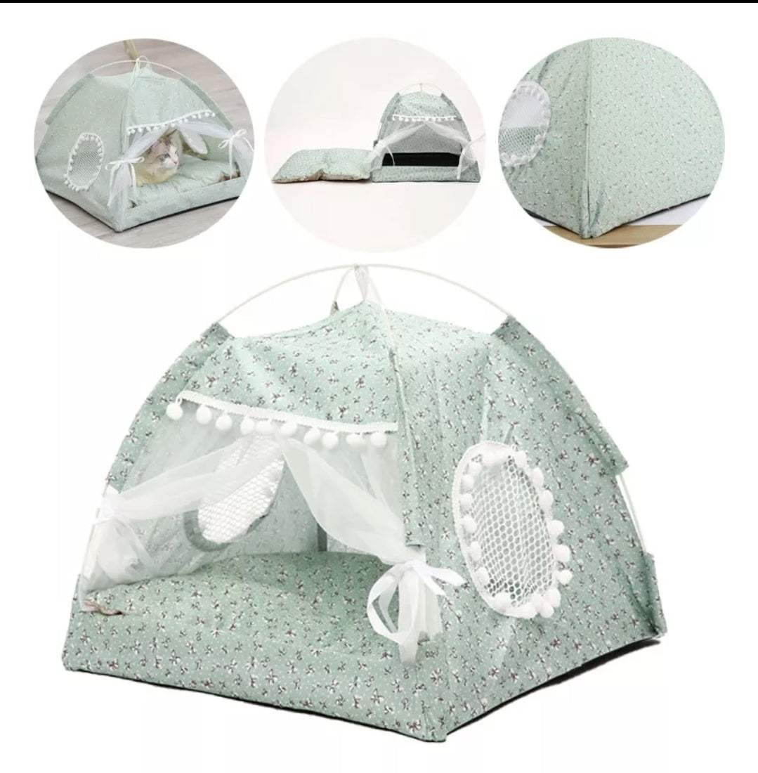 Tienda plegable con cojín