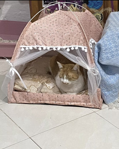 Tienda plegable con cojín