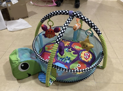 Gimnasio tortuga 3 en 1 con 30 pelotas