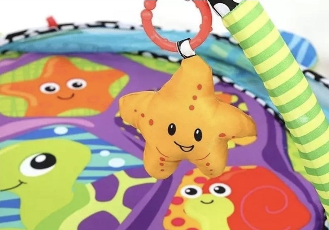 Gimnasio tortuga 3 en 1 con 30 pelotas