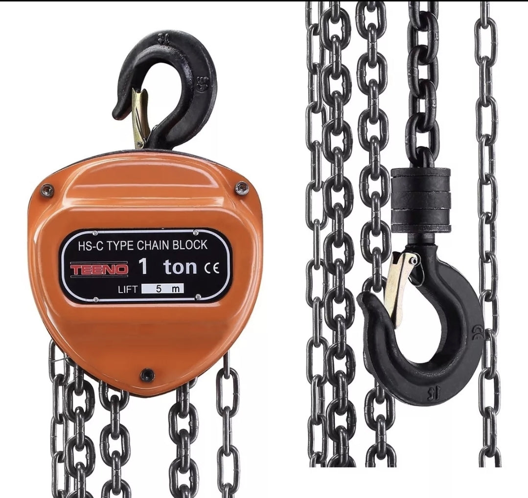 Polipasto de cadena 1TON 5m