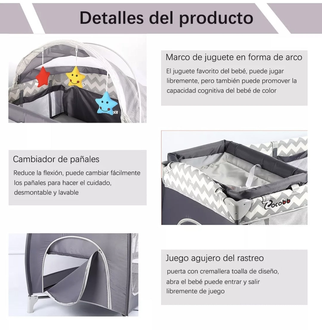 Cuna corral para bebé
