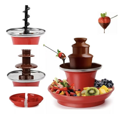 Fuente de chocolate 3 niveles