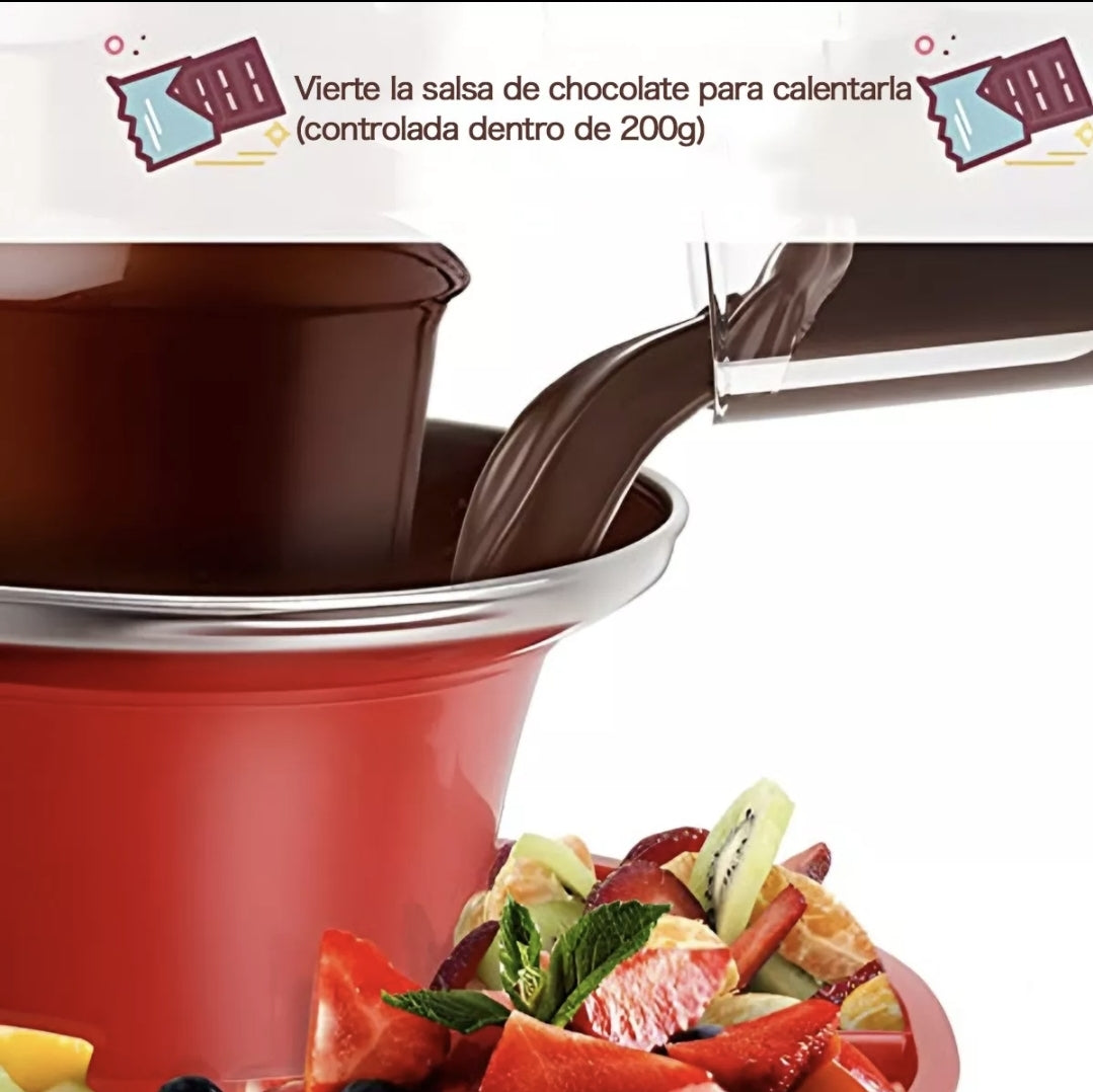 Fuente de chocolate 3 niveles