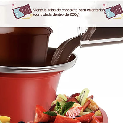 Fuente de chocolate 3 niveles