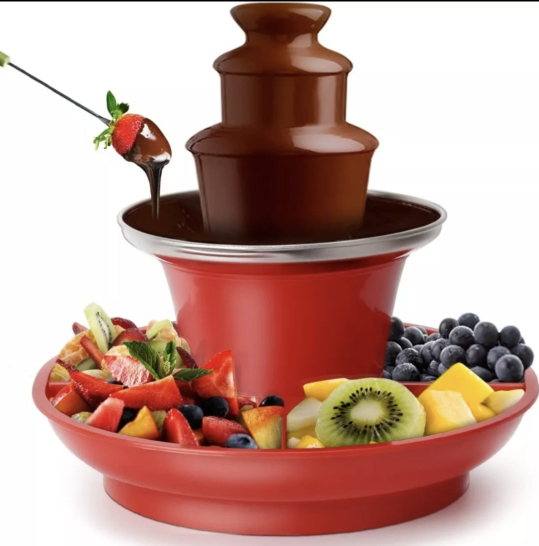 Fuente de chocolate 3 niveles
