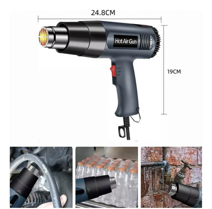 Pistola de calor con 6 boquillas