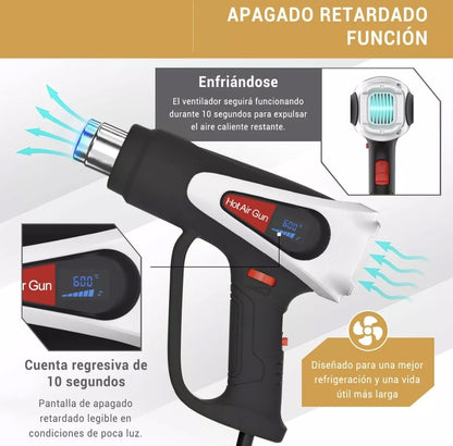 Pistola de calor 2000w