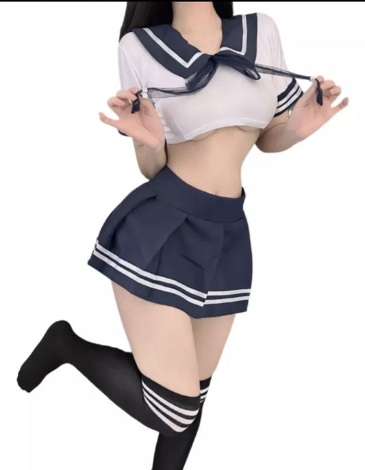 Lencería disfraz marinera/colegiala