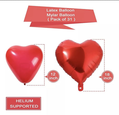 Kit Globos + pétalos + lencería